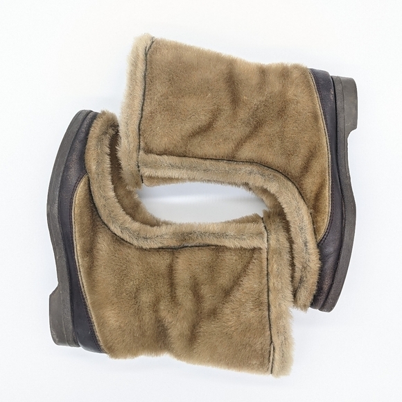 Vintage Snowland tan fur winter boot 7 - Picture 6 of 9